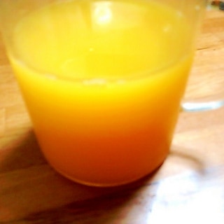 ジューサーでホットオレンジジュース(＾＾）簡単